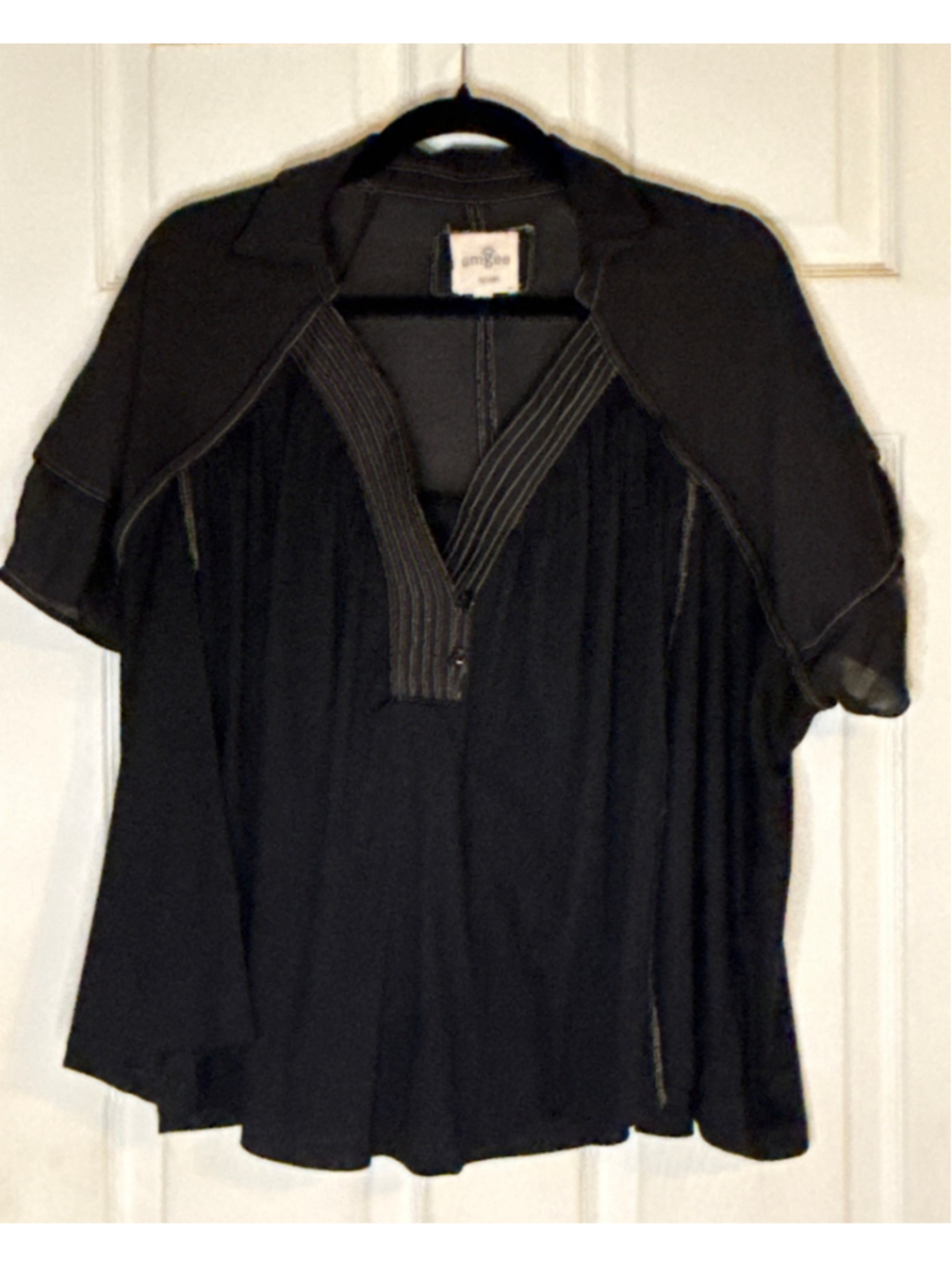 Umgee Black Blouse Size S